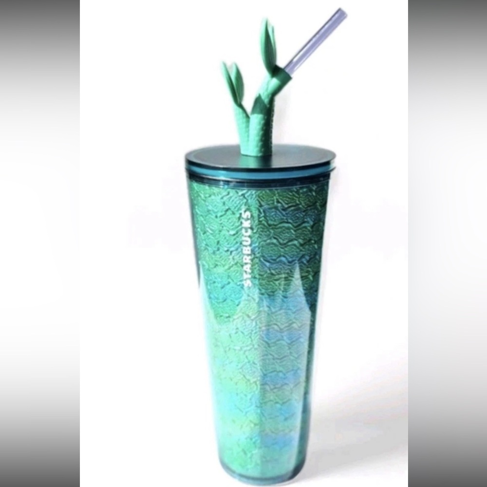 Starbucks Mermaid Tail Straw 20 oz. Tumbler / NEW with tags